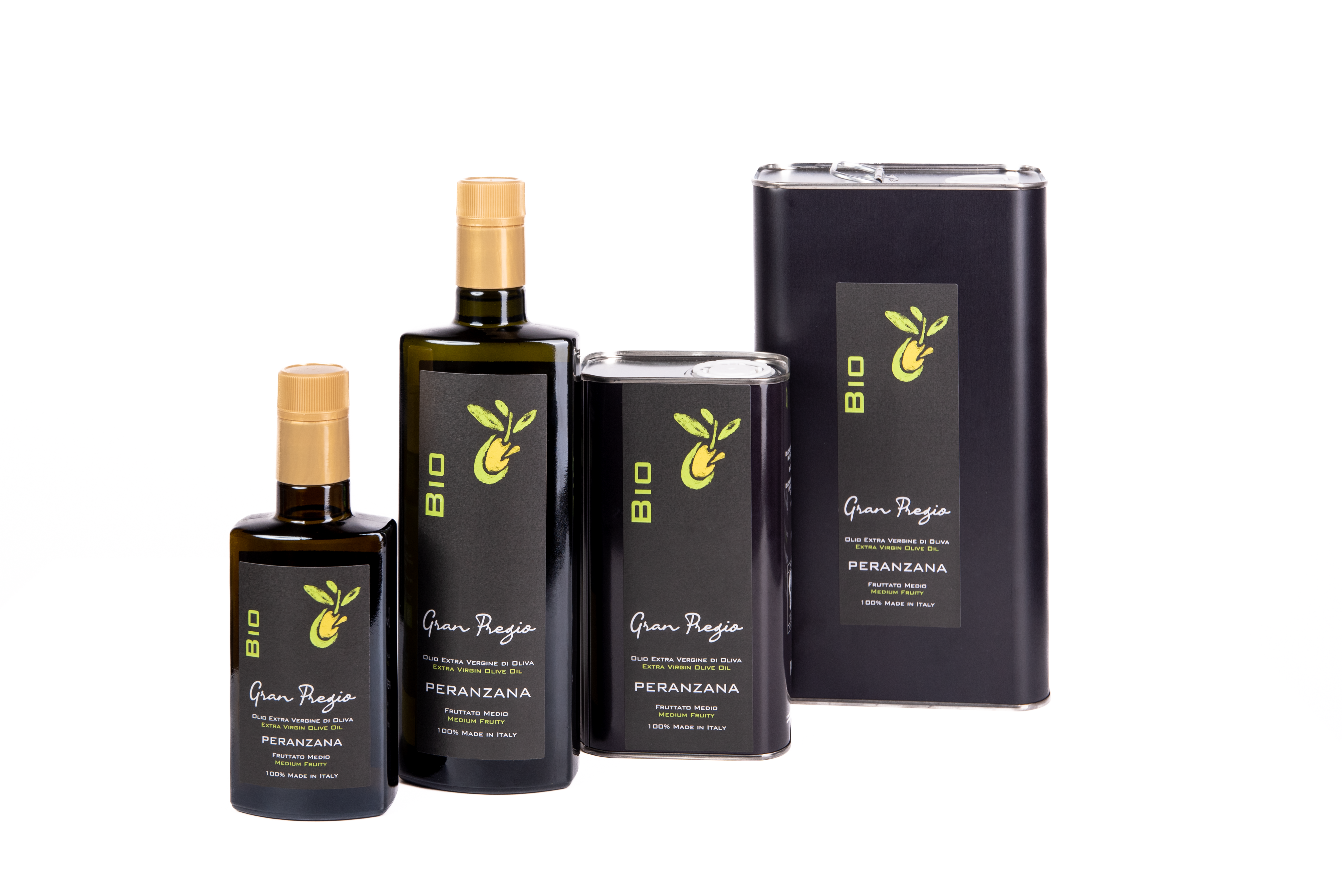 Olio Extra Vergine di Oliva Biologico MONOCULTIVAR Peranzana